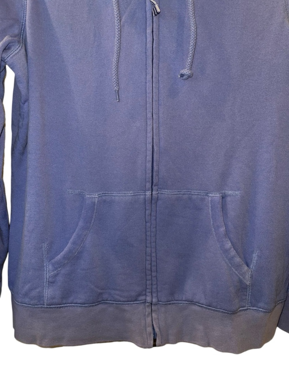 LL Bean Women’s Blue Full Zip Lightweight Hoodie Sweatshirt Size: Medium - Picture 4 of 4